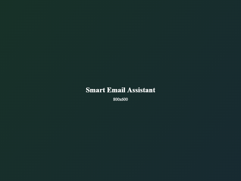 Smart Email Assistant Chrome Extension
